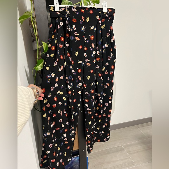 ZARA | floral office pants - Picture 1 of 5